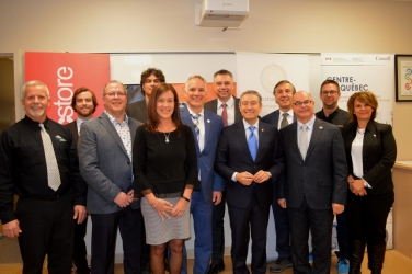 Support for the development of five businesses in the Centre du Québec region    